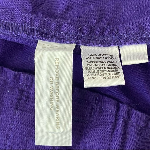 Loft Purple Shorts - Picture 8 of 9